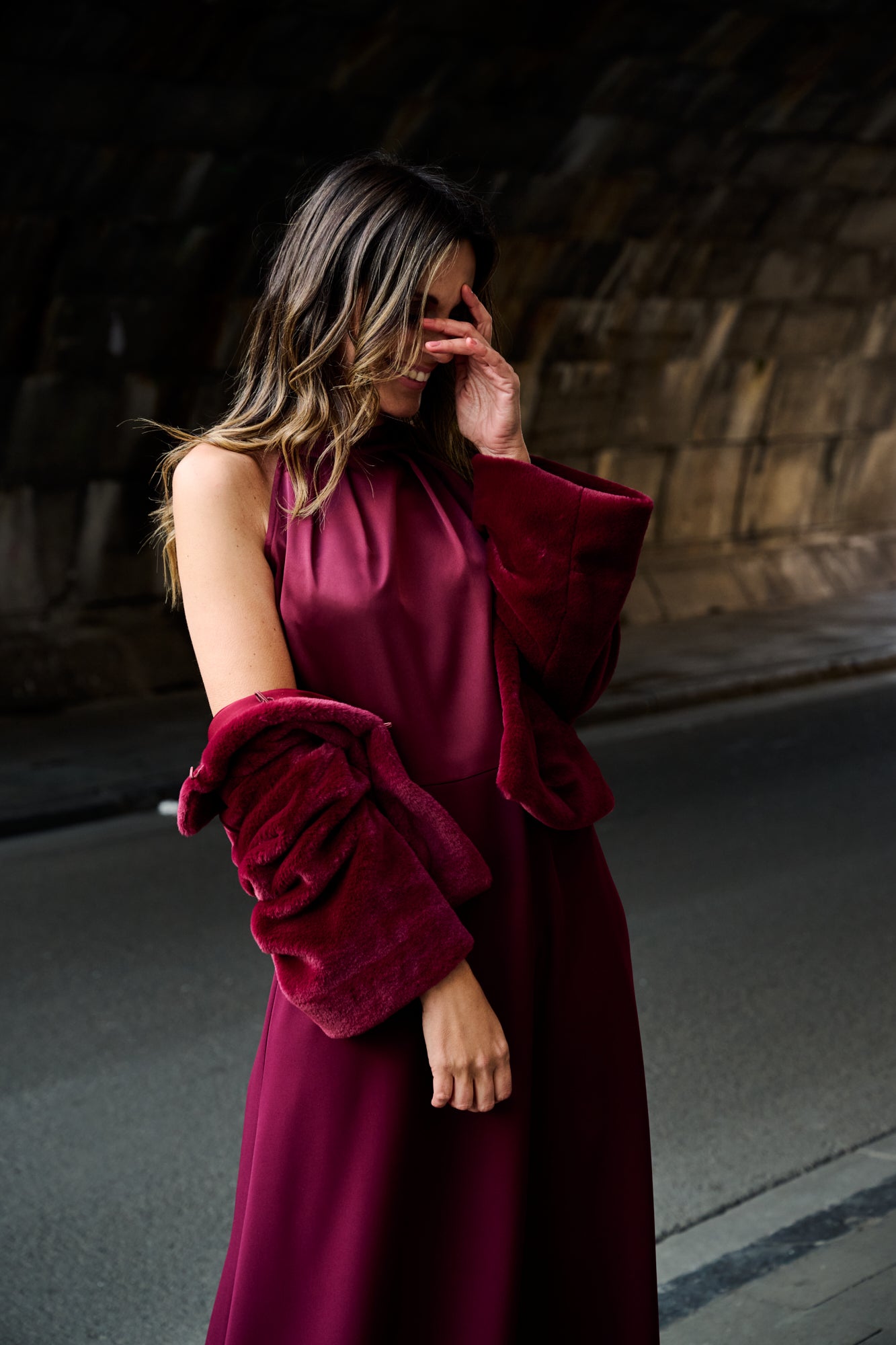 Vest Aubergine Leonie De Paris ( 252001 Aina )