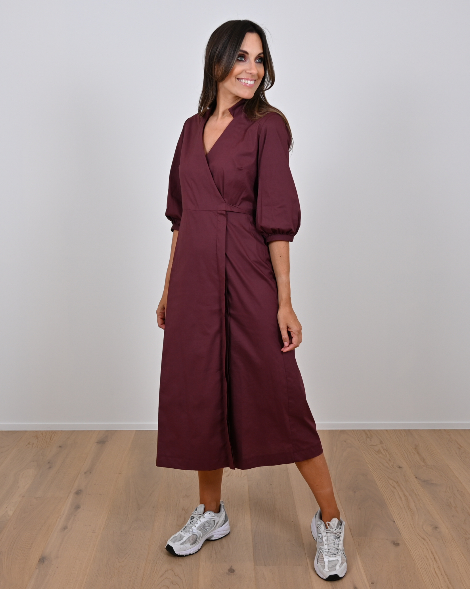 Kleedje Aubergine Leonie De Paris ( 252206 Ruby )