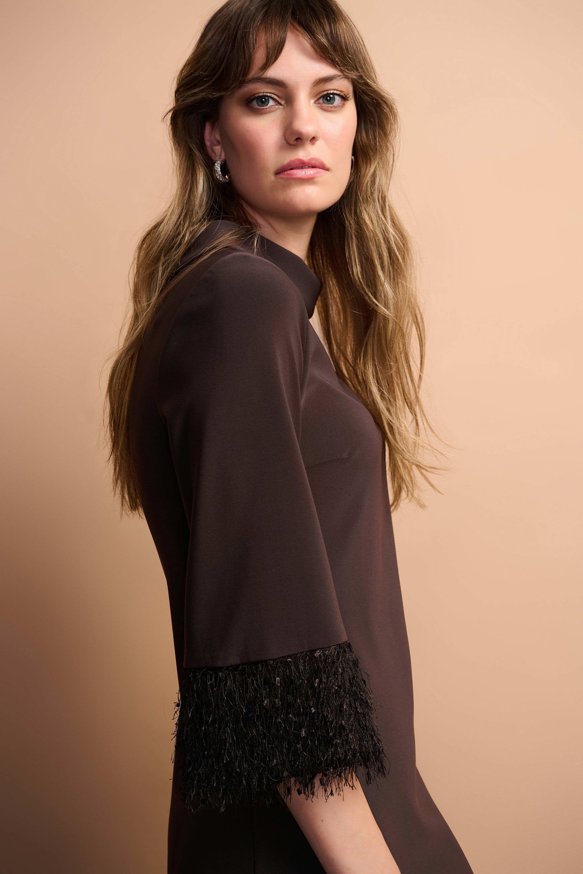 Kleedje Mocca Ribkoff ( 253054/3799 )