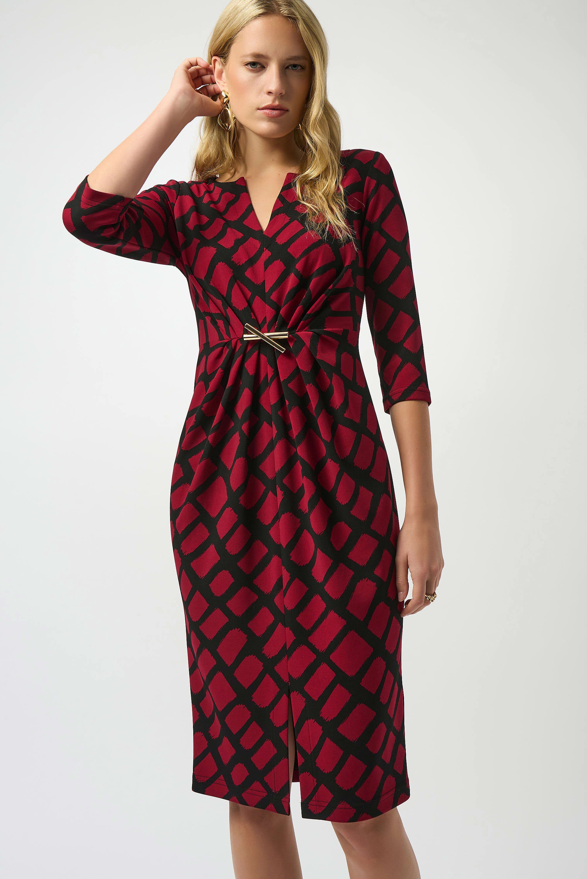 Kleedje Bordeaux Ribkoff ( 253250/250   T )