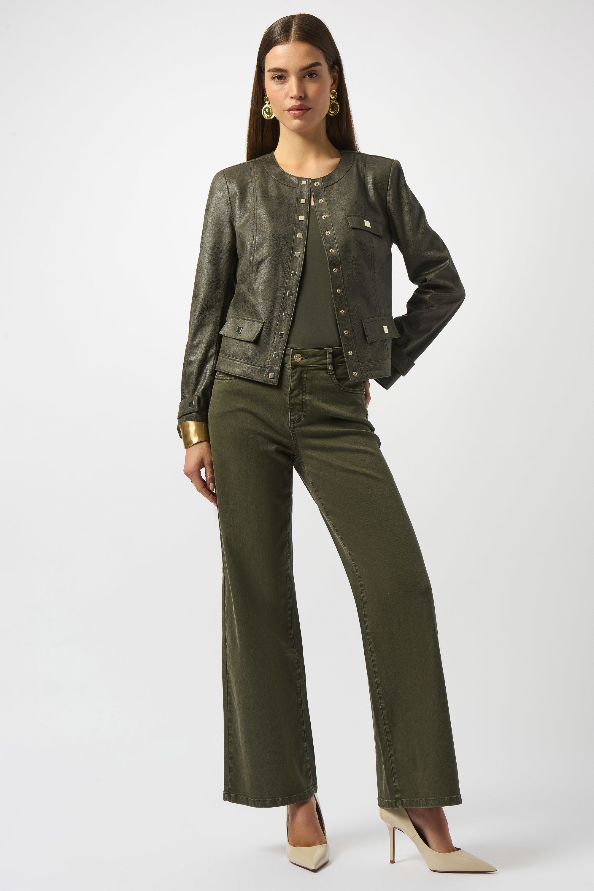 Gilet kaki Ribkoff ( 253935/3380 )