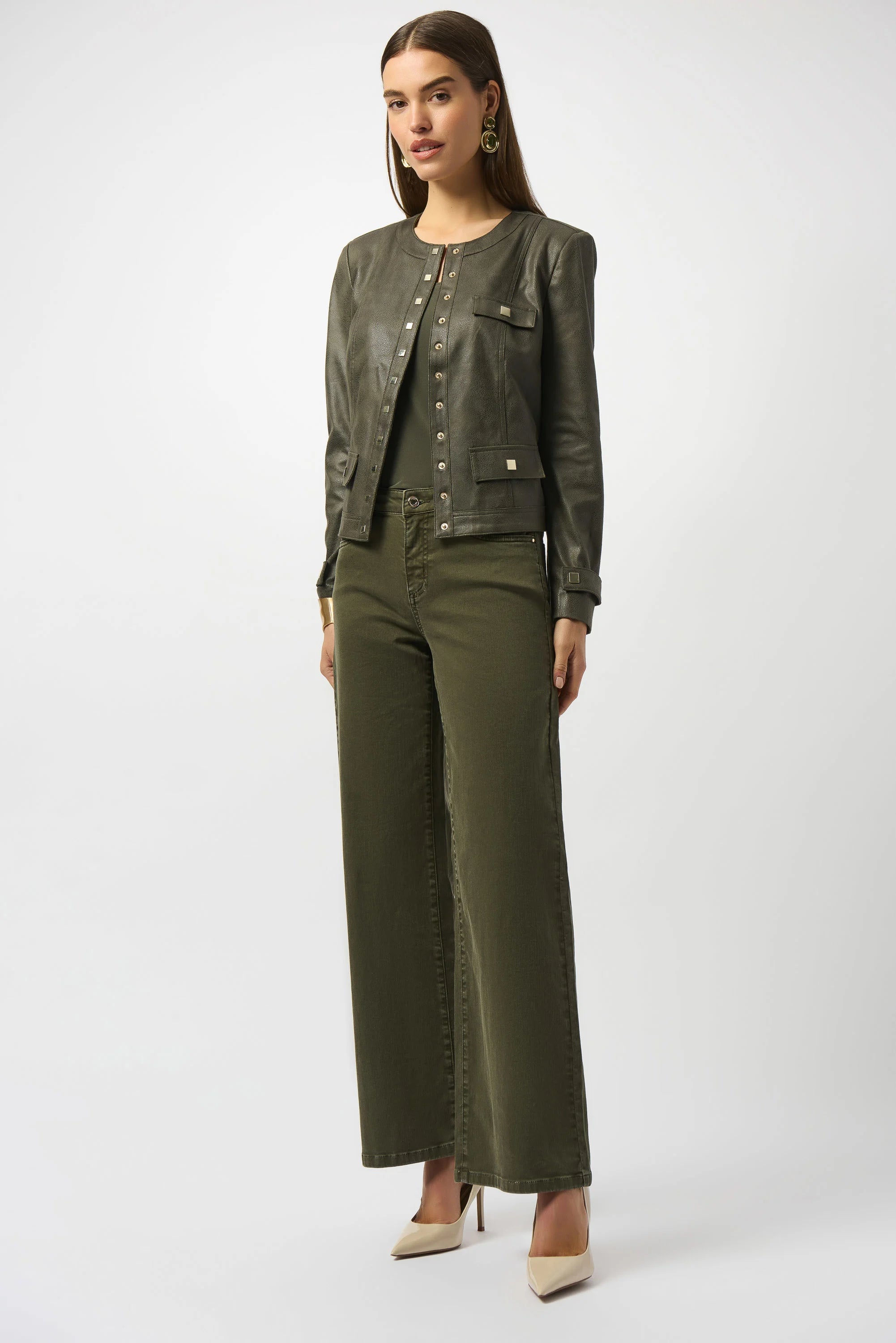 Broek Groen Ribkoff ( 253950/3380 )