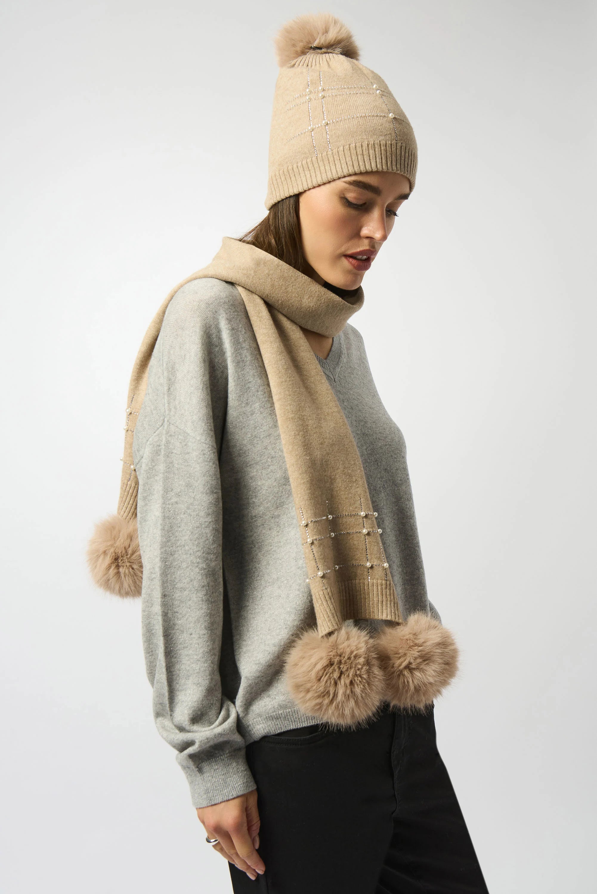 Sjaal Beige Ribkoff ( 253970/4300 )