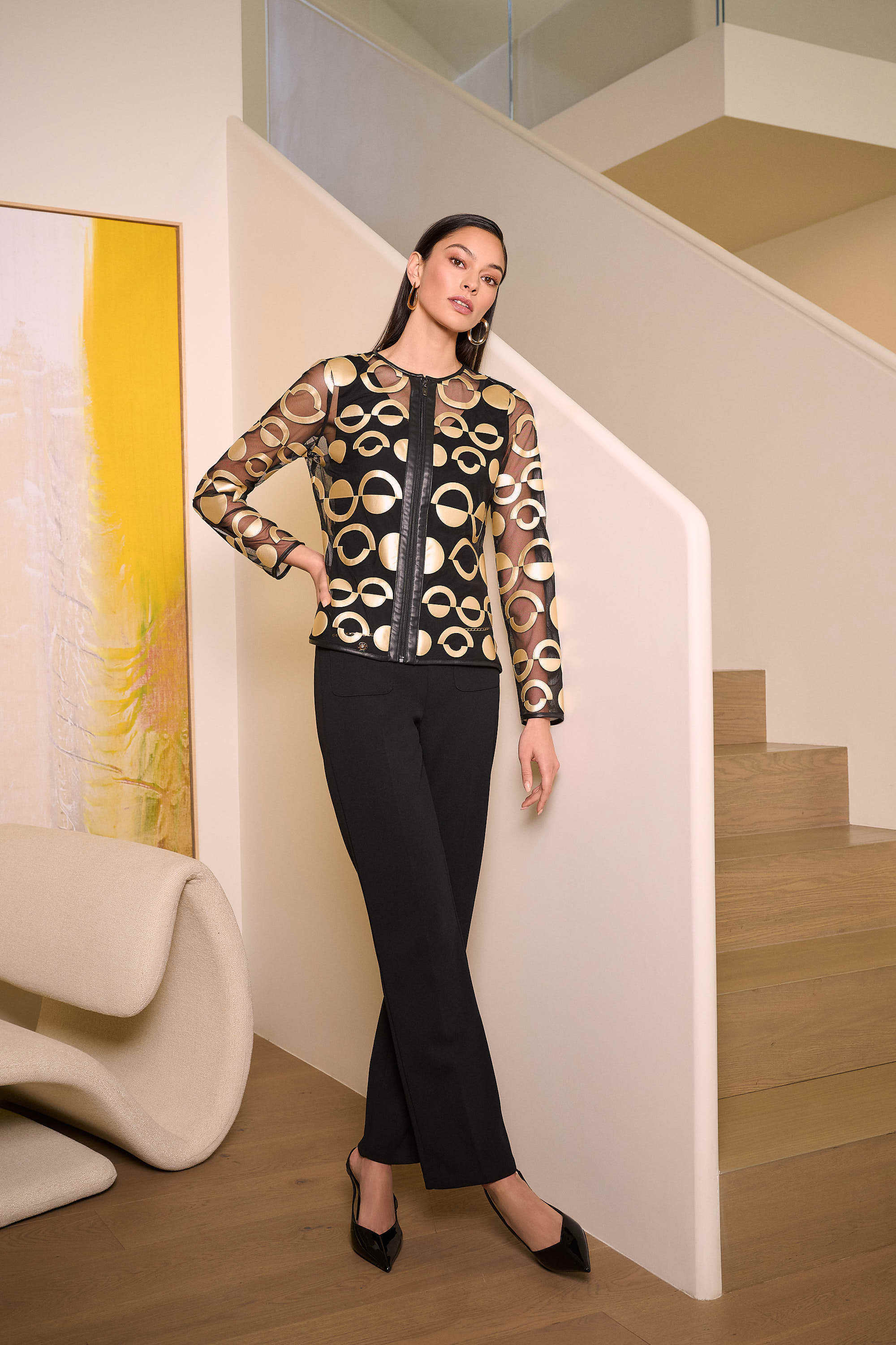 Broek Zwart Ribkoff ( 254043/11 )