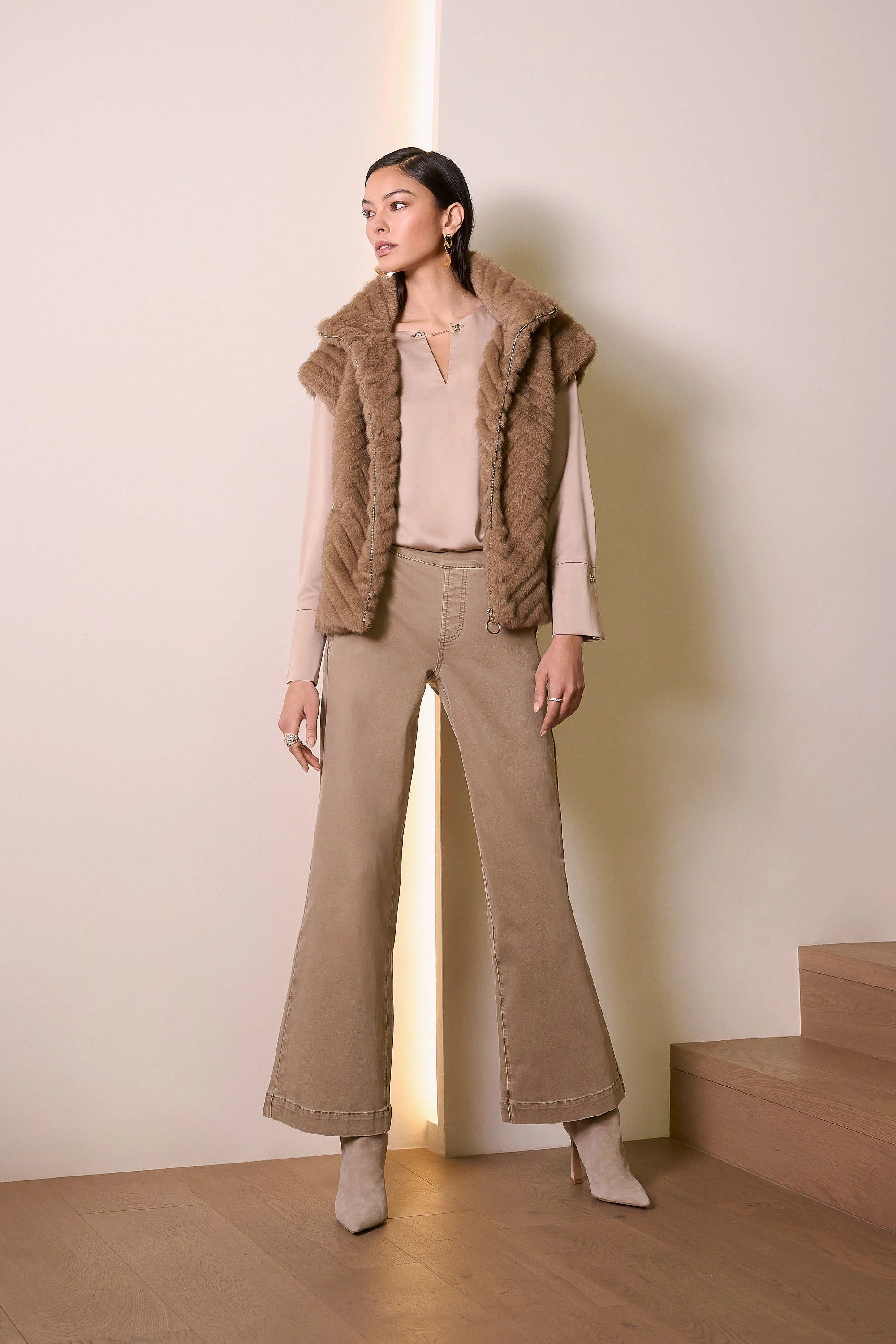 Chemisier beige Ribkoff ( 254135/4455 T )