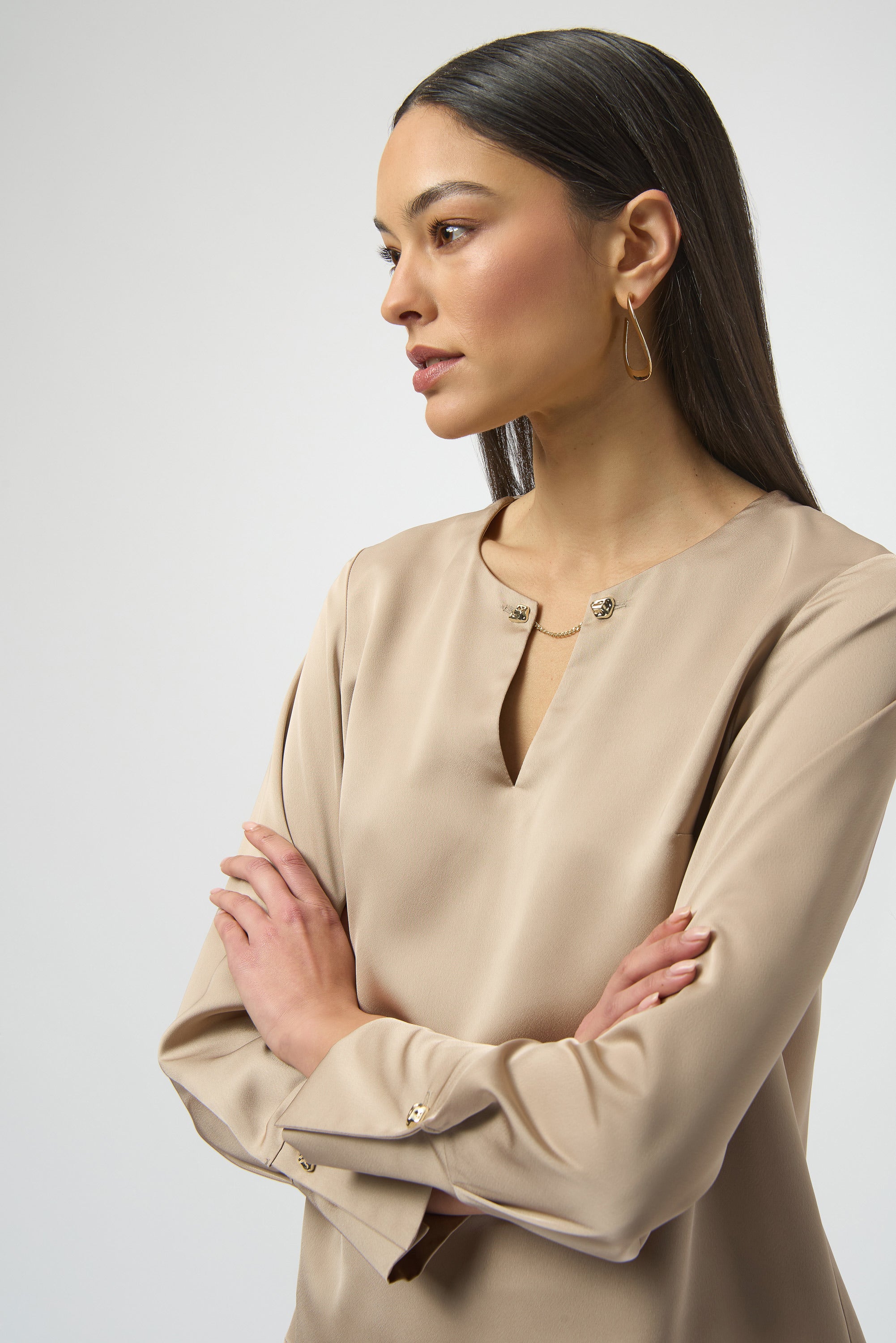 Chemisier beige Ribkoff ( 254135/4455 T )