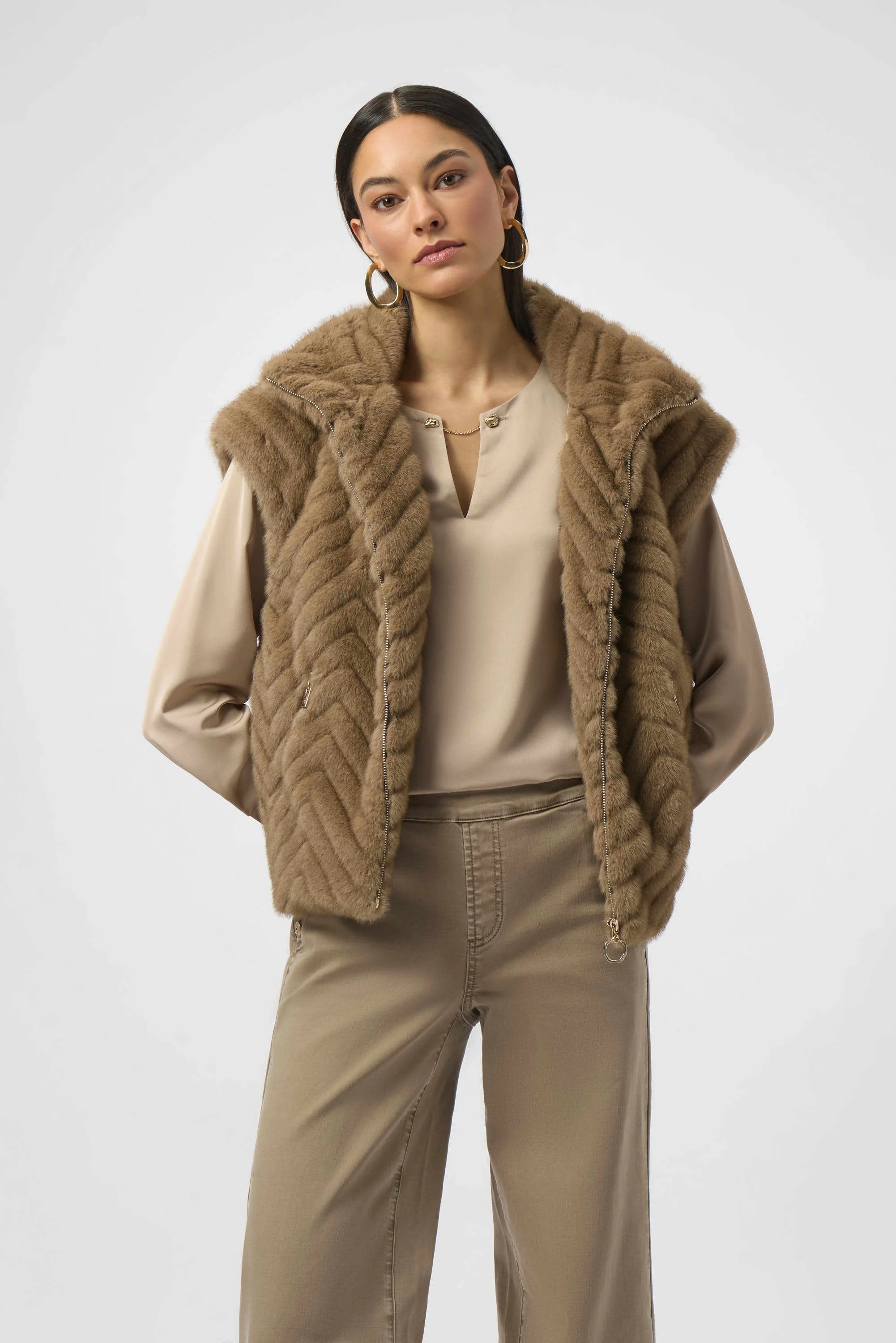 Giletvest Beige Ribkoff ( 254906/4463   T )