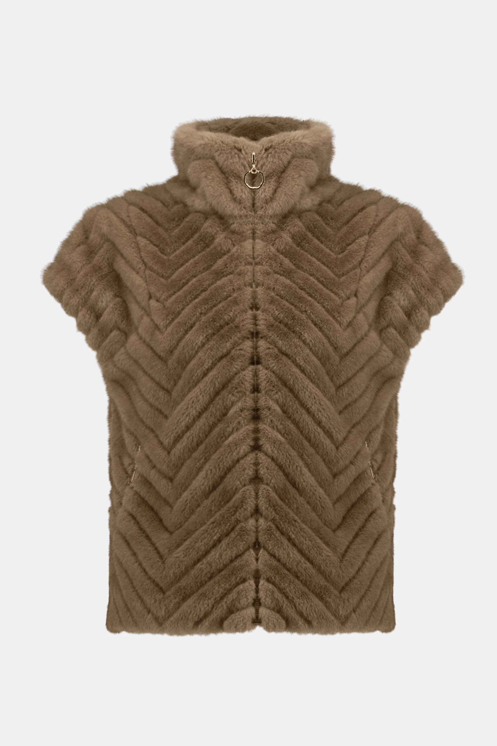 Giletvest Beige Ribkoff ( 254906/4463   T )