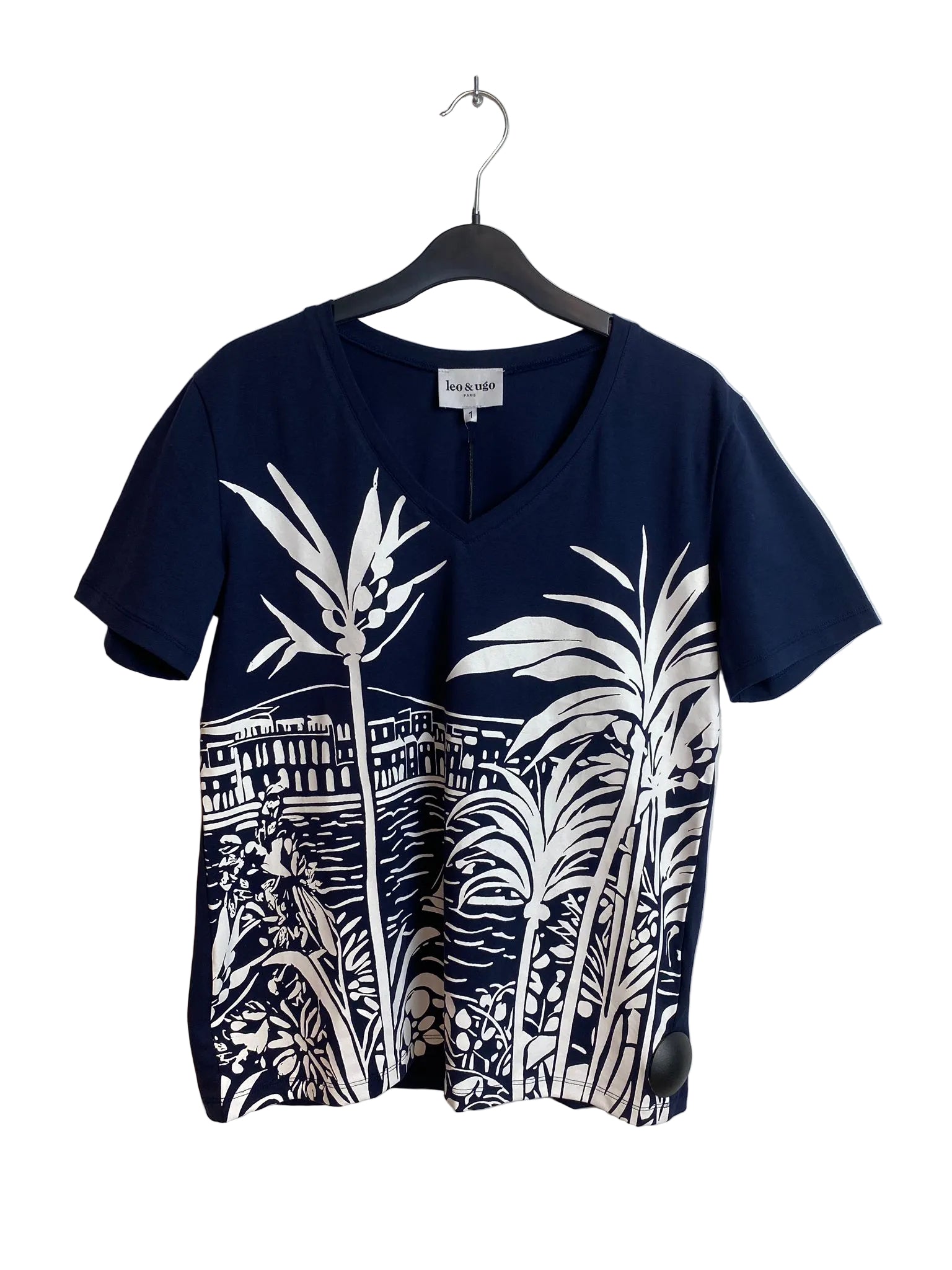 T-shirt Marine Leo & Ugo (Tej997/Bleu marine)