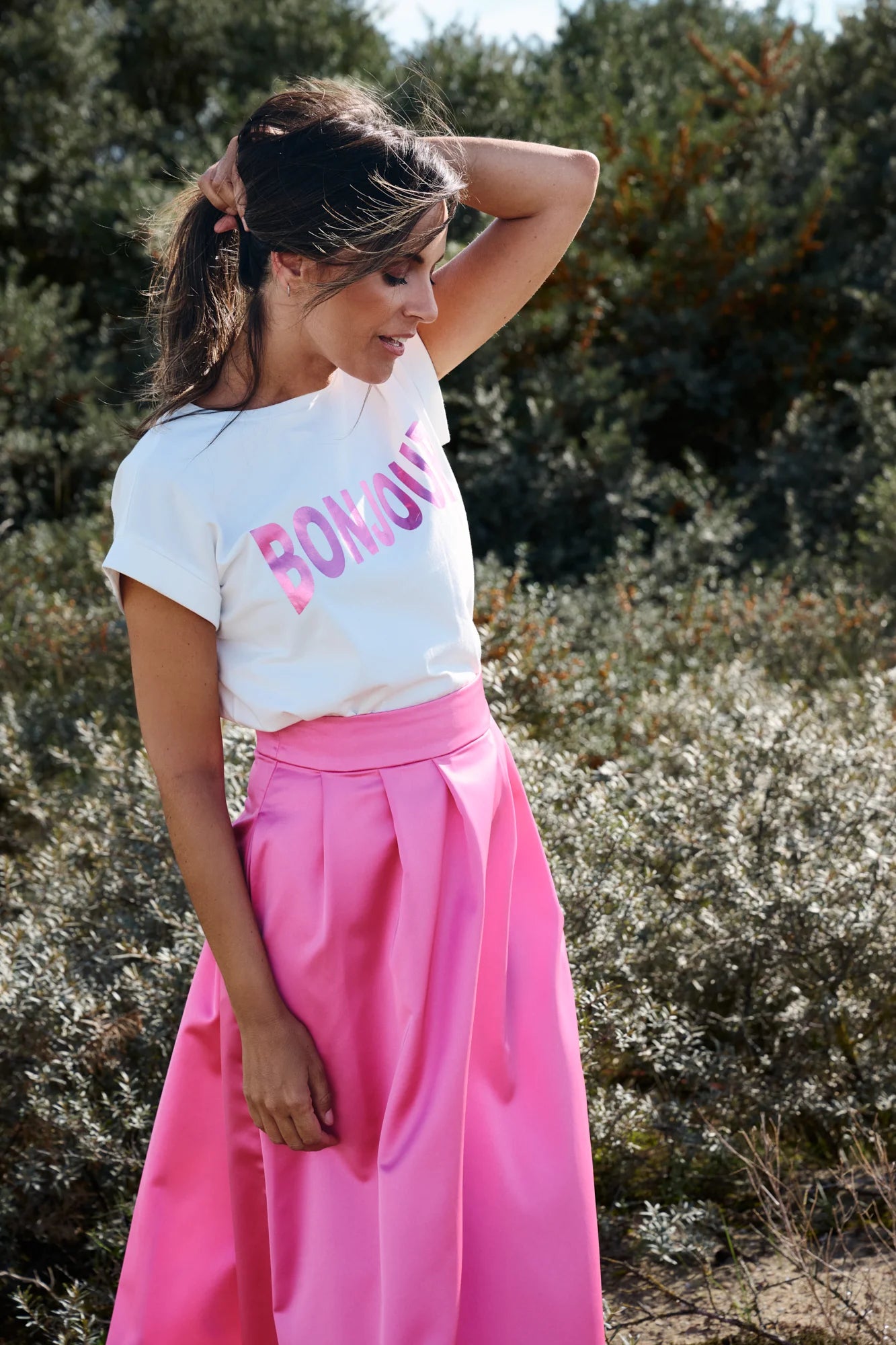 T-Shirt Fuchia Leonie De Paris ( 261096/Kim )