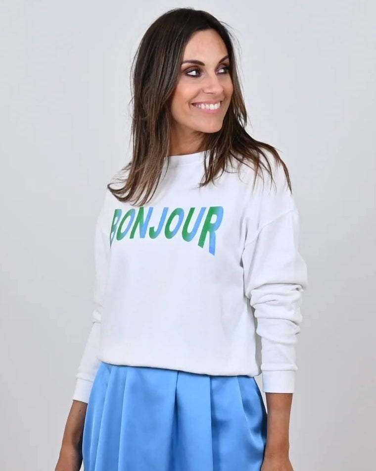 Sweater Wit Leonie De Paris ( 261025/Bonjour )