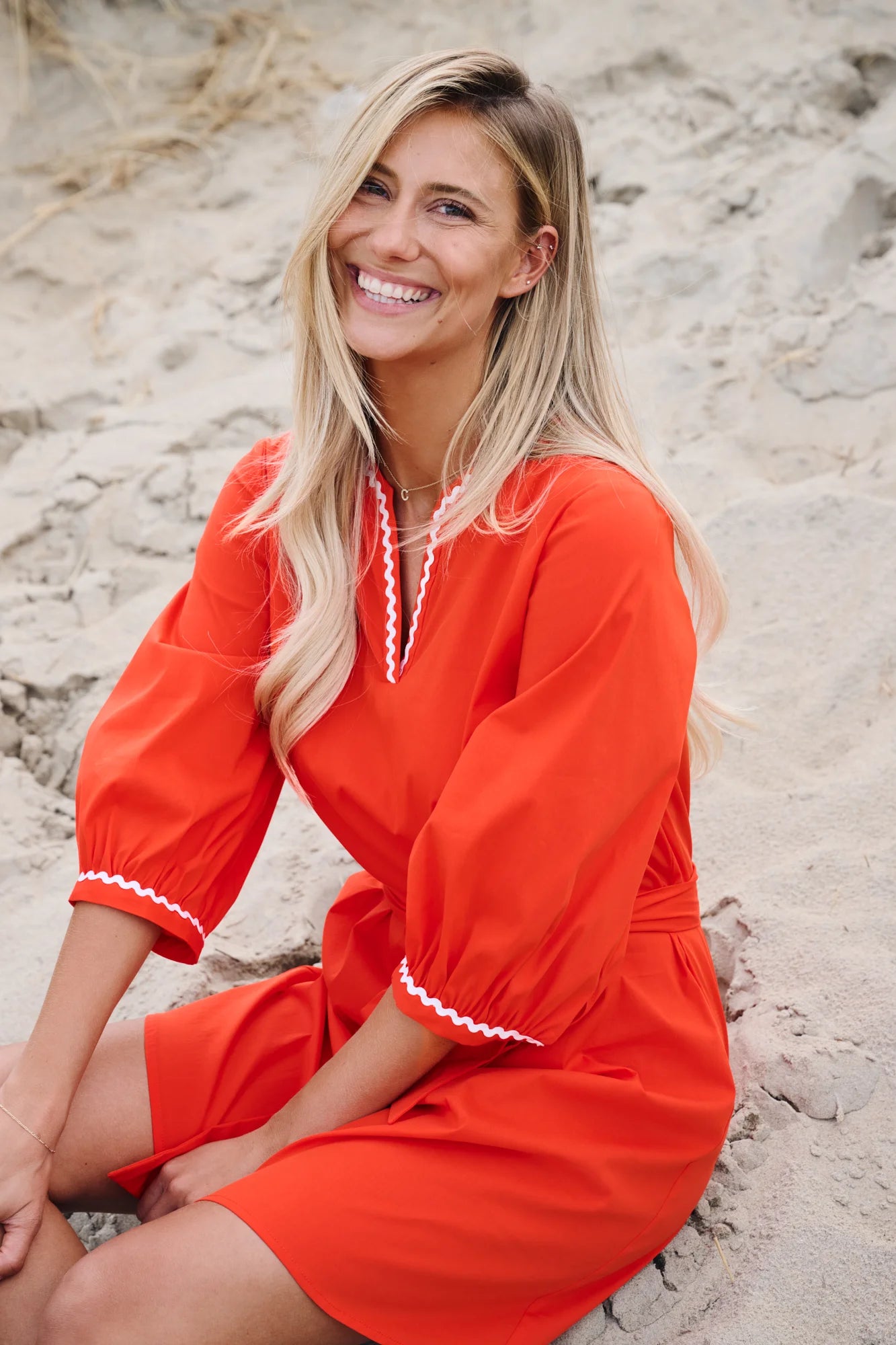 Kleedje Rood Leonie De Paris ( 261142/Luka )