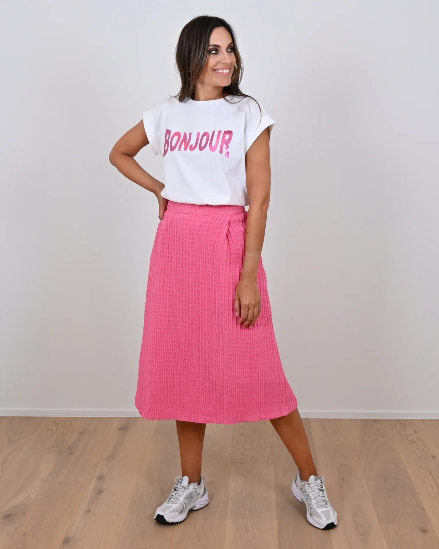 T-Shirt Fuchia Leonie De Paris ( 261096/Kim )