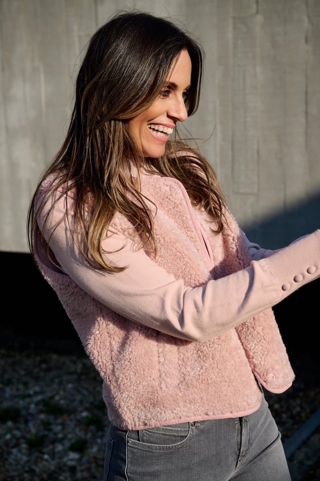 Gilet Rose Léonie De Paris (262025 Bara/Rose)