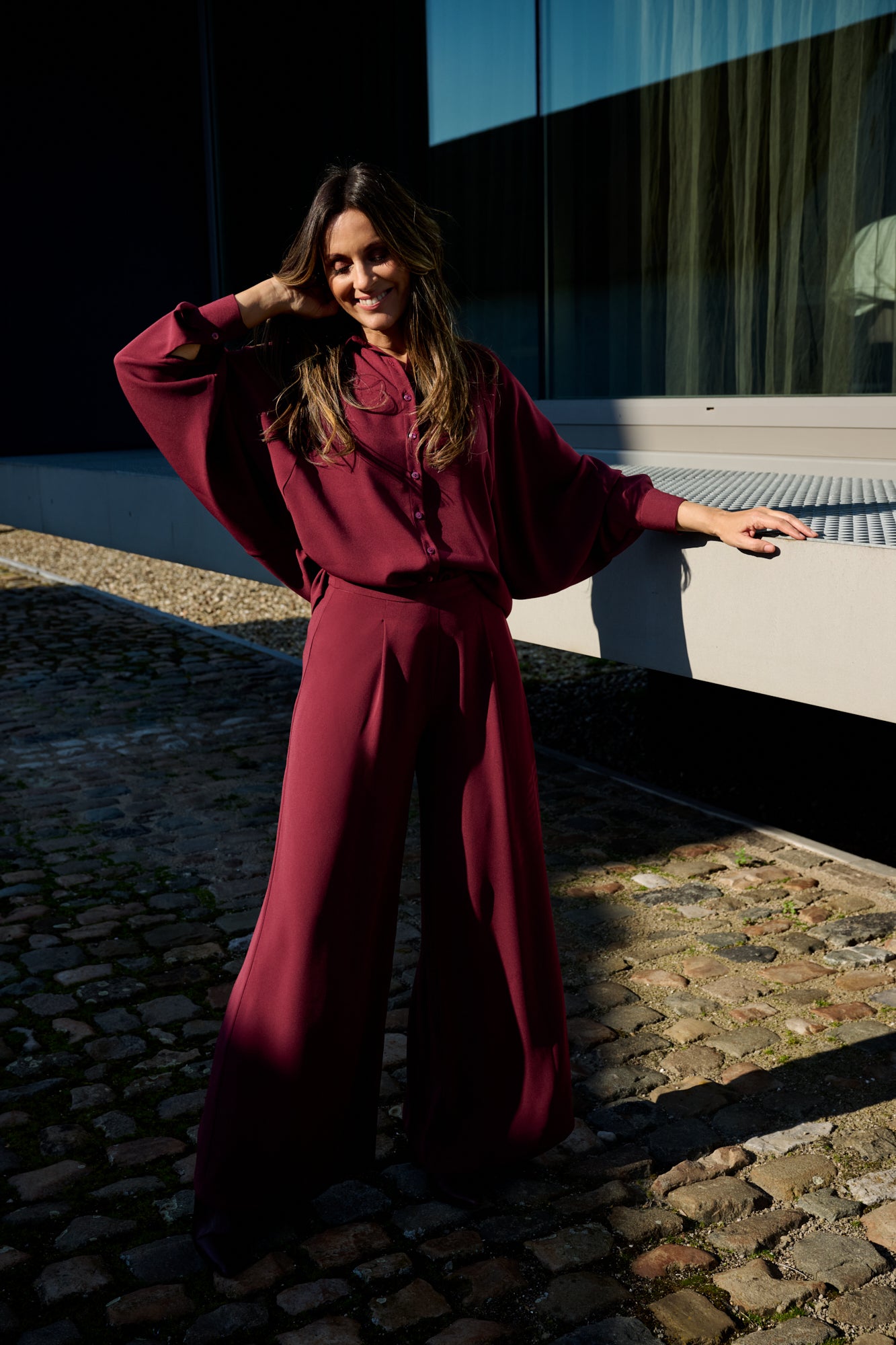 Broek Bordeaux Leonie De Paris ( 262228 Pina/Bordeaux )