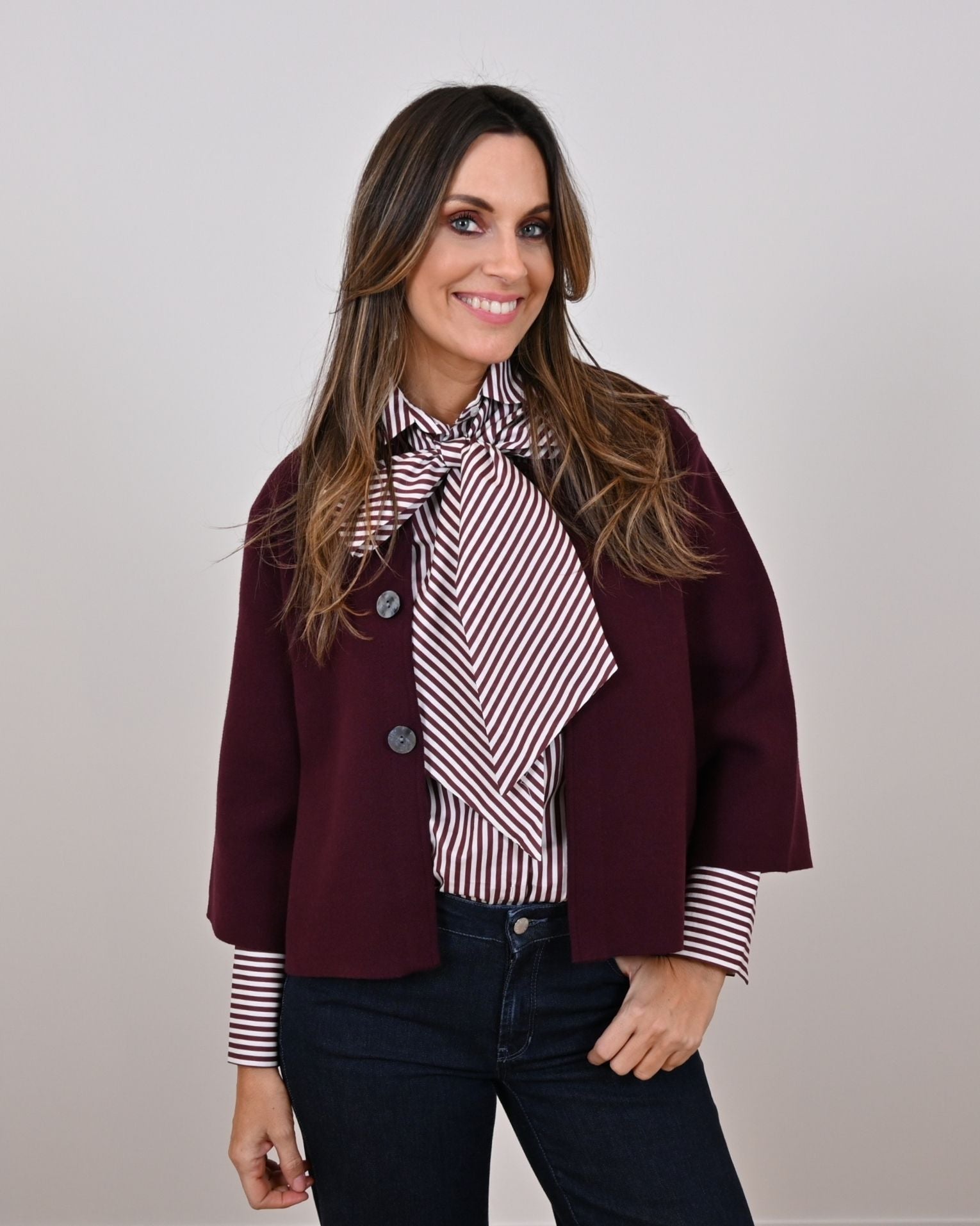 Giletpull Bordeaux Leonie De Paris ( 262069 Ester/Bordeau )