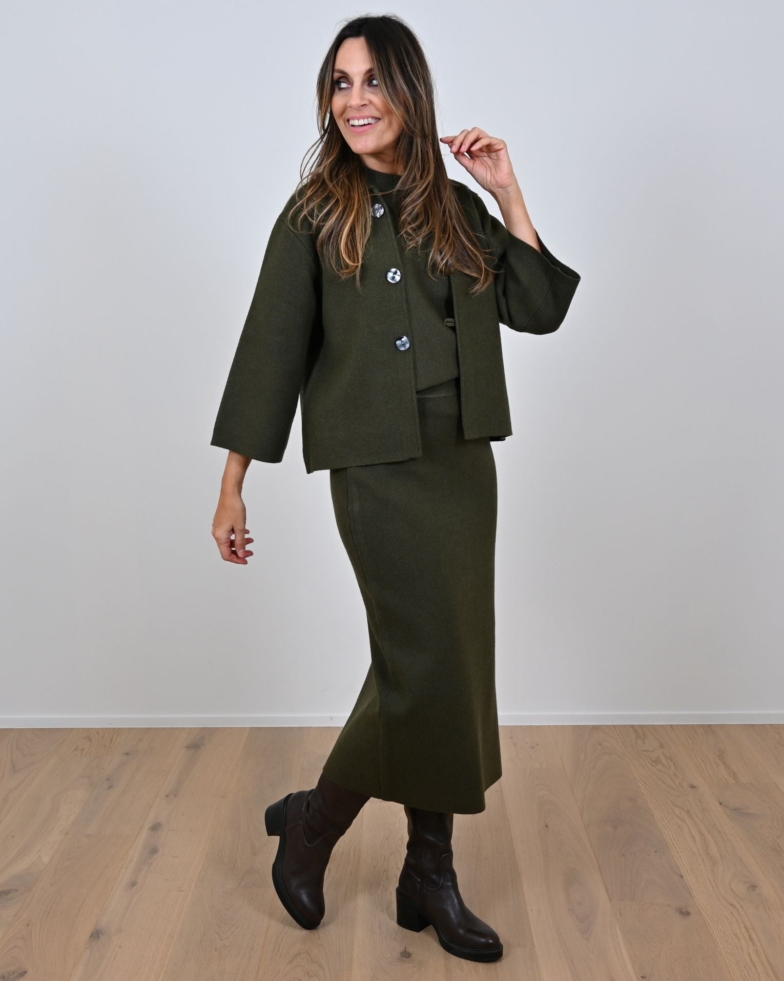 Giletpull Groen Leonie De Paris ( 262072 Ester/Groen )