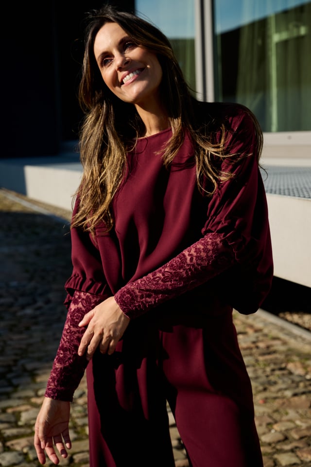Chemisier Bordeaux Leonie De Paris ( 262109 Lola/Bordeaux )