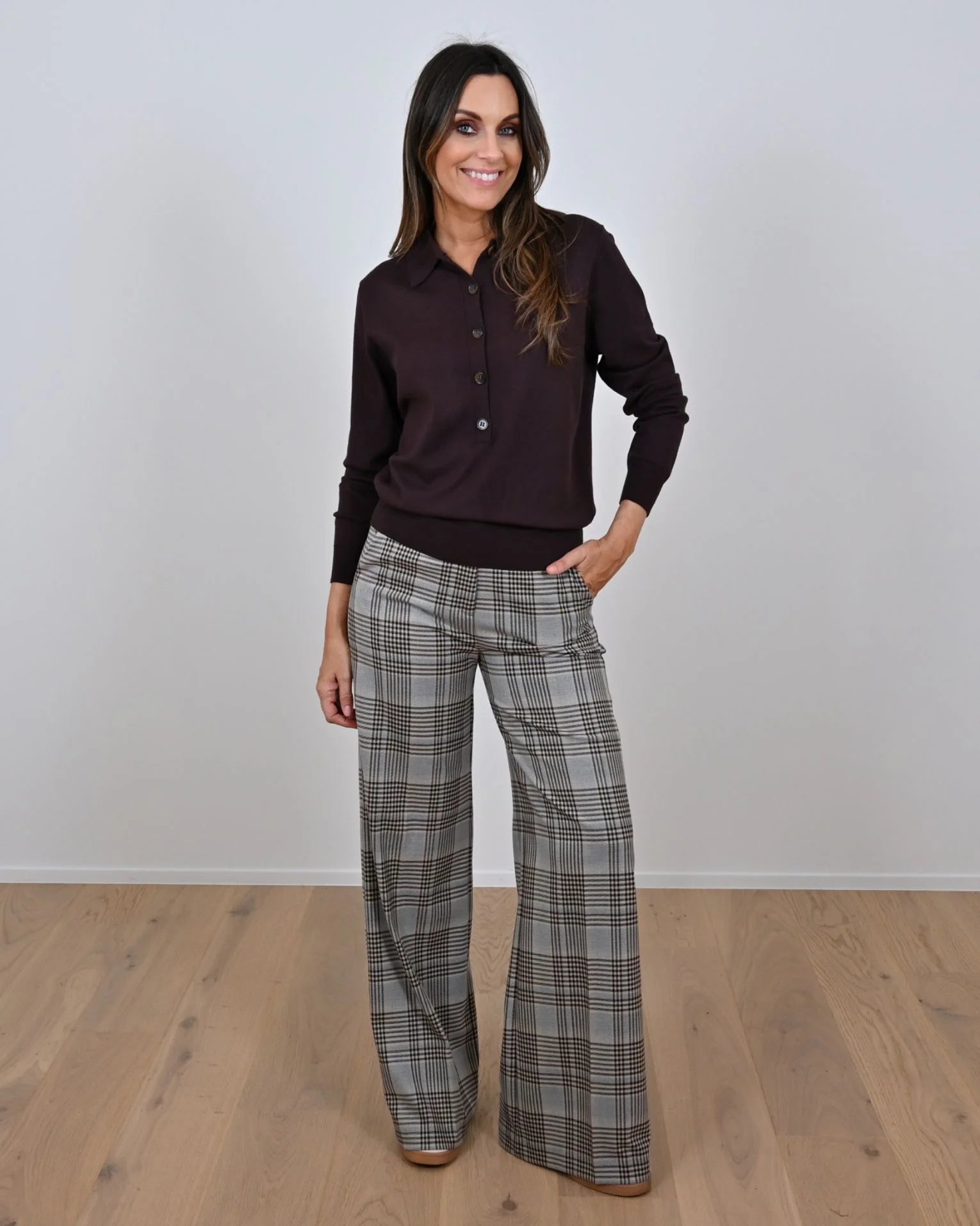 Pantalon Marron Leonie De Paris ( 262152 Ona/Marron )