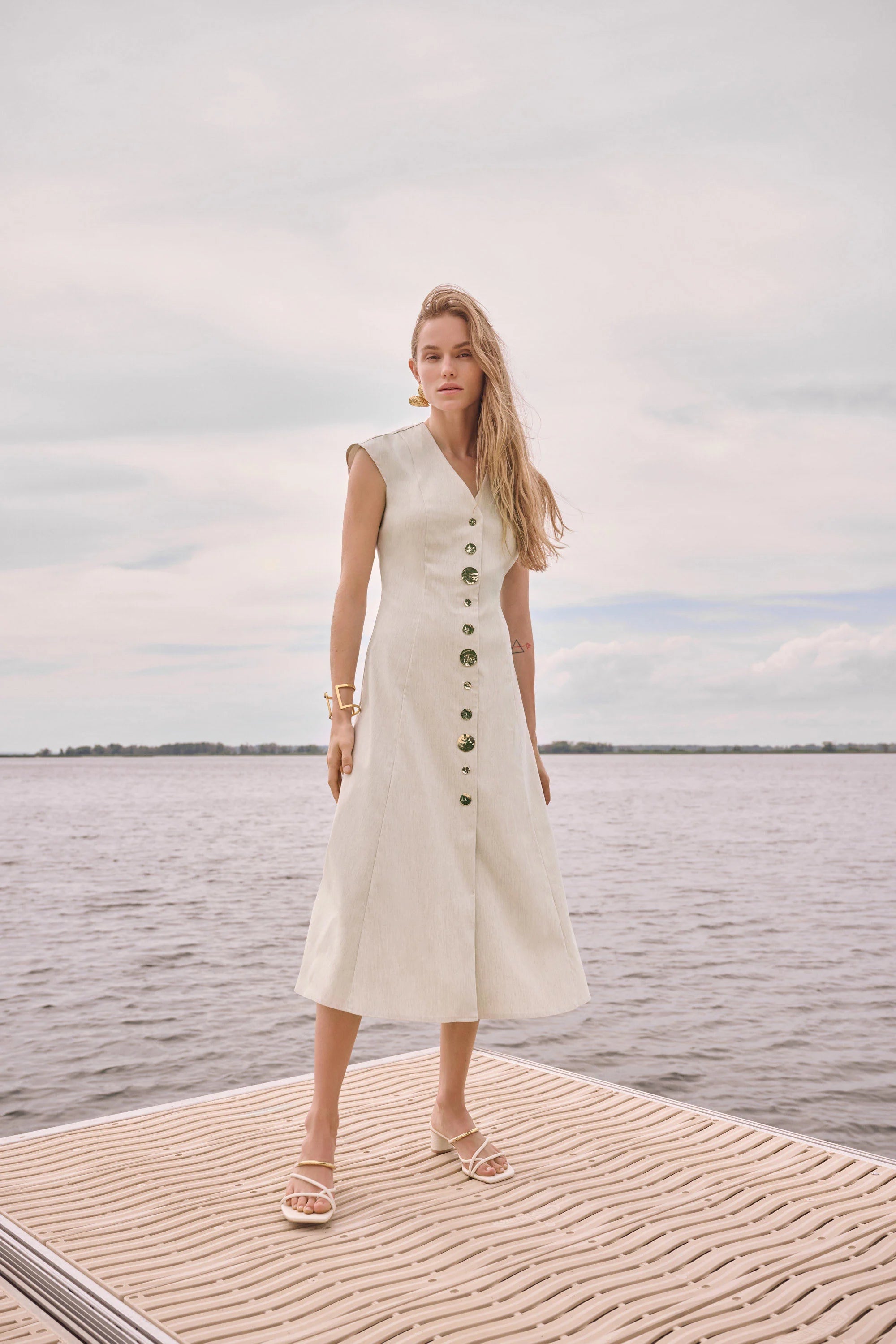 Kleedje Beige Ribkoff Joseph ( 262129/50 )