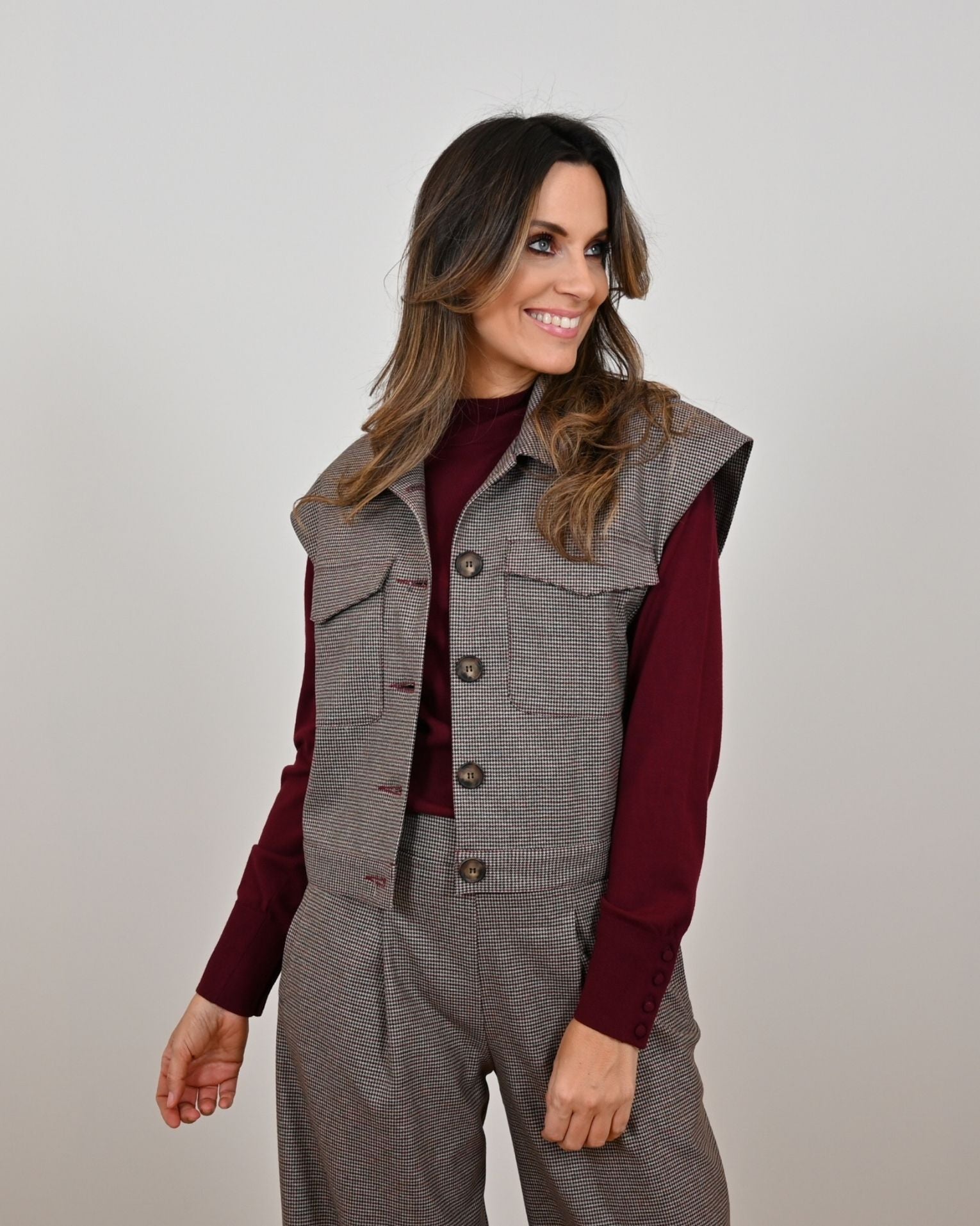 Pull Bordeaux Leonie De Paris ( 262049 Elle/Bordeau )