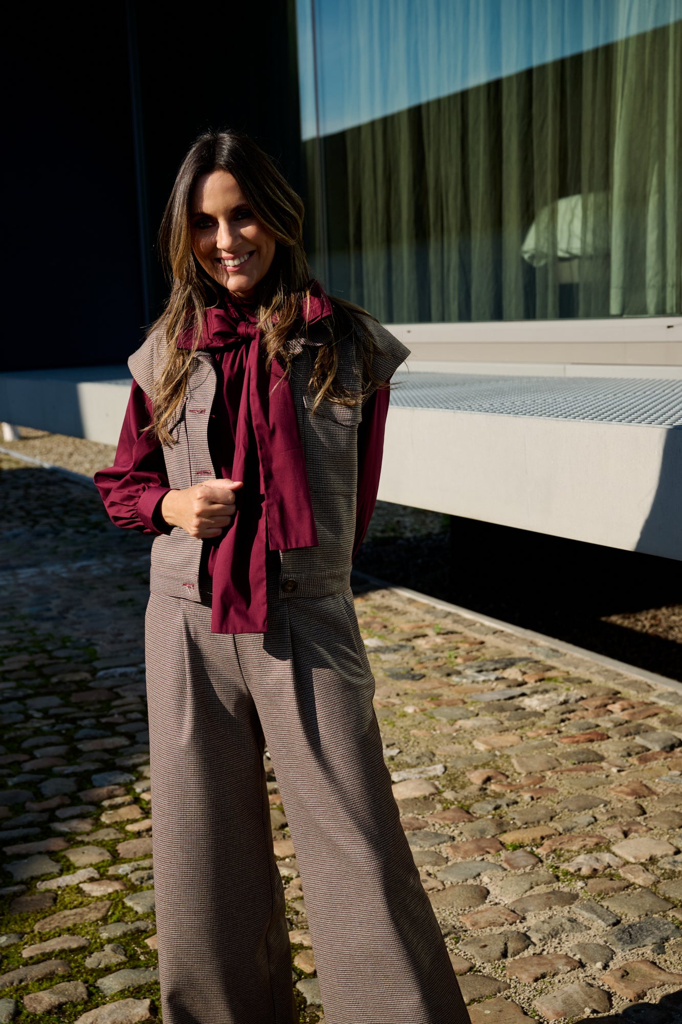 Broek Bordeaux Leonie De Paris ( 262200 Gigi/Bordeaux )
