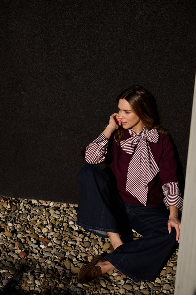 Chemisier Bordeaux Leonie De Paris ( 262120 Mare/Bordeaux )