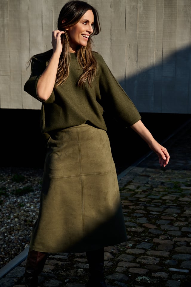 Jupe Verte Leonie De Paris ( 262043 Ceci/Vert )