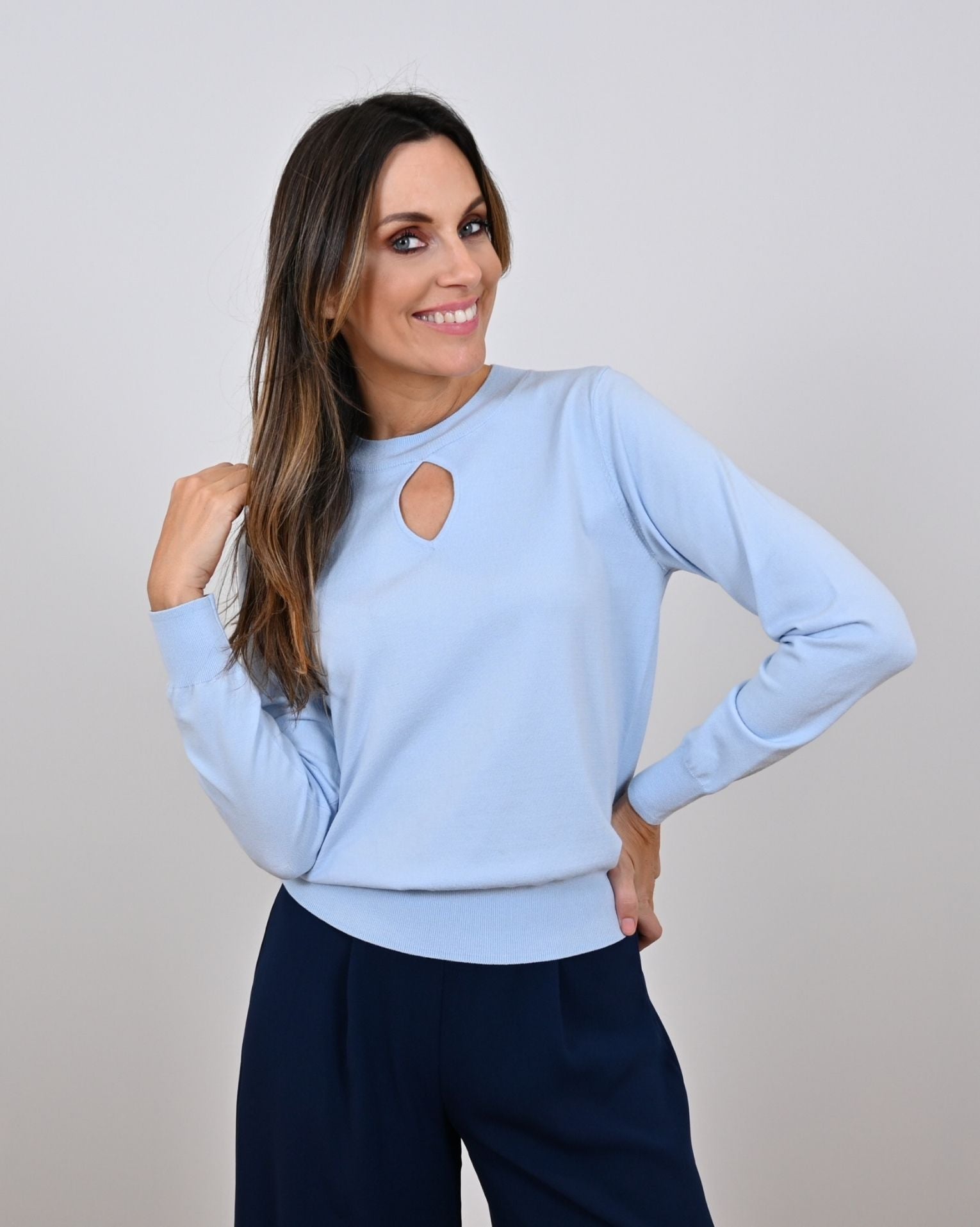 Pull Bleekblauw Leonie De Paris ( 262161 Rine/Bleekbla )