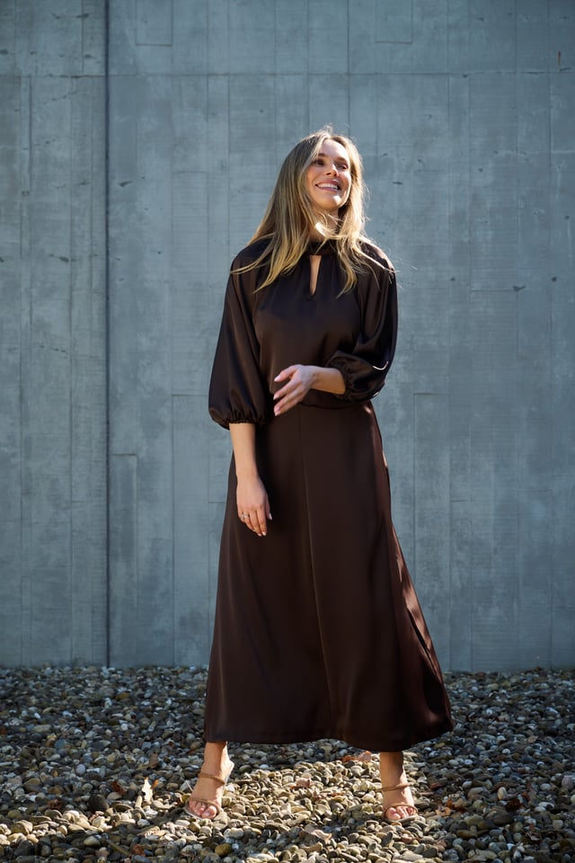 Jupe Marron Léonie De Paris ( 262221 Maura/Marron )