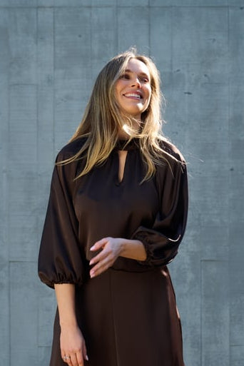 Blouse Marron Leonie De Paris ( 262180 Tia/Marron )