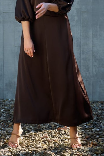 Jupe Marron Léonie De Paris ( 262221 Maura/Marron )