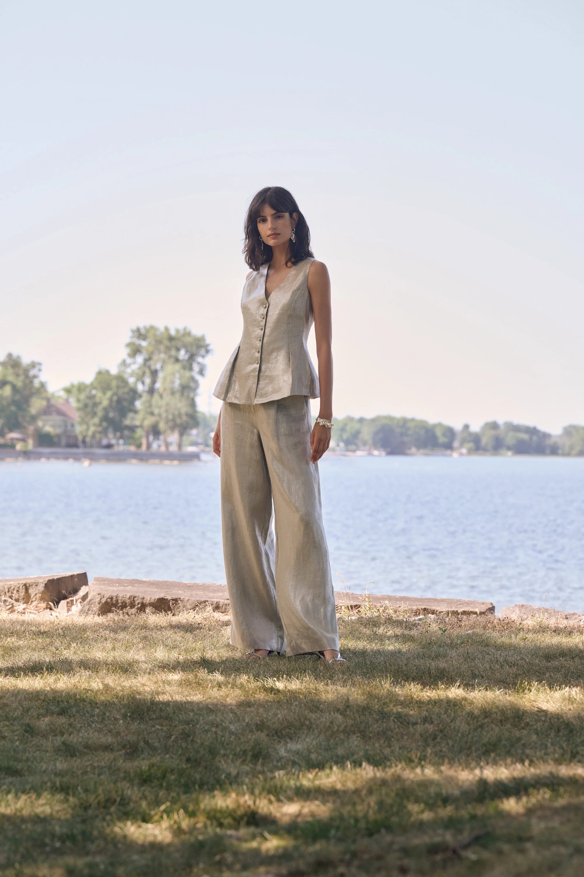 Broek Champagne Ribkoff ( 262947/3059 )