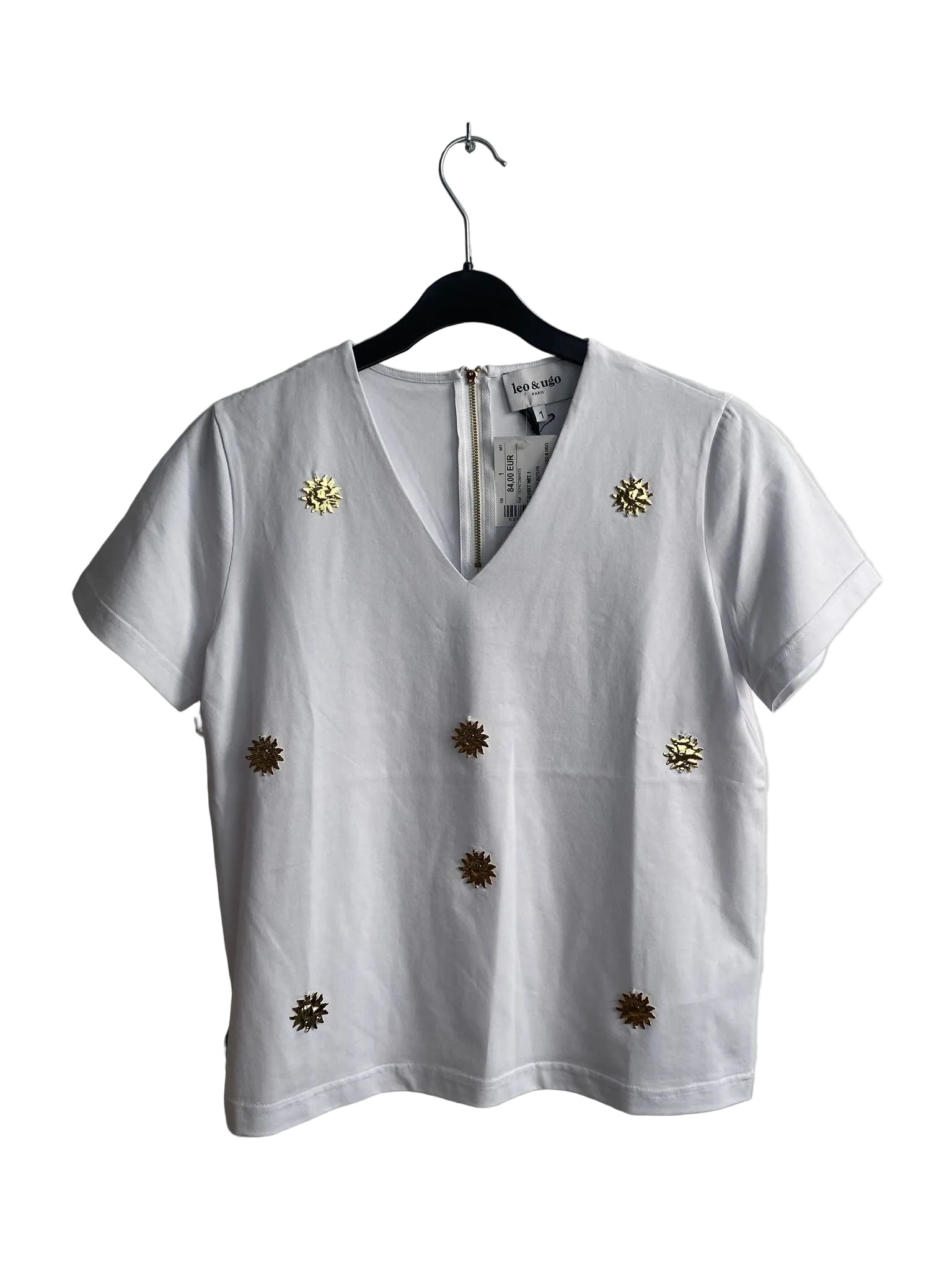 T-shirt blanc Leo & Ugo (Tep472/Blanc)
