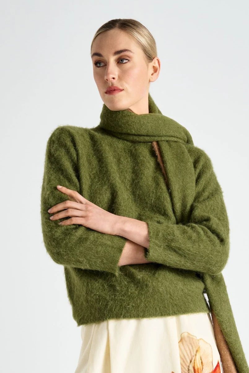 Pull Kaki Marie Mero ( Pu81/Oli )