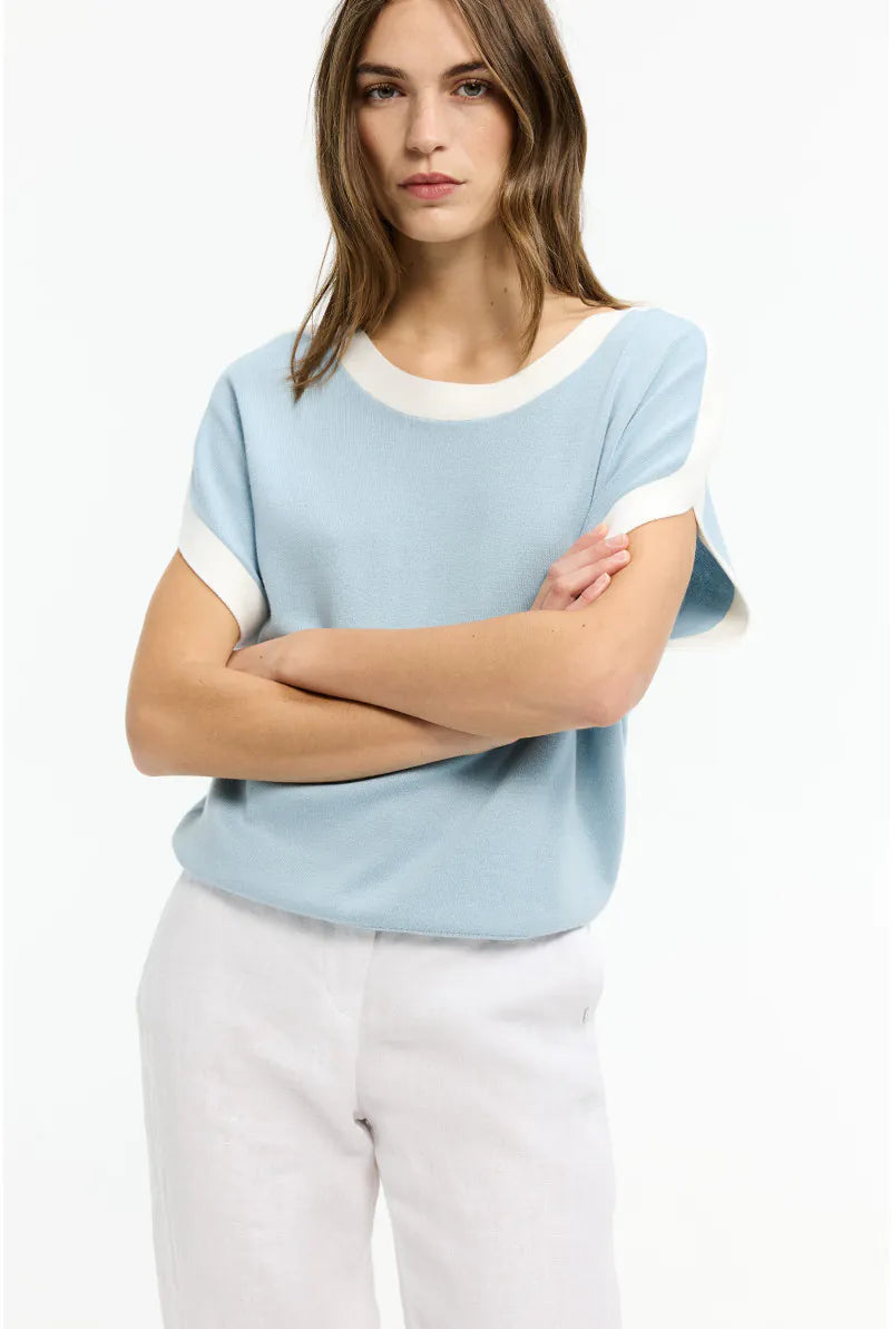 Pull Bleekblauw Xandres ( Amadine/0475 )