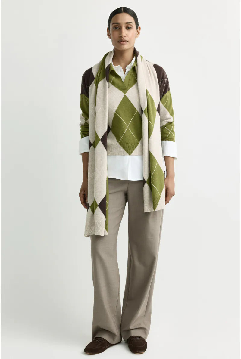 Pull Olijfgroen Xandres ( Sandrine/3015 )