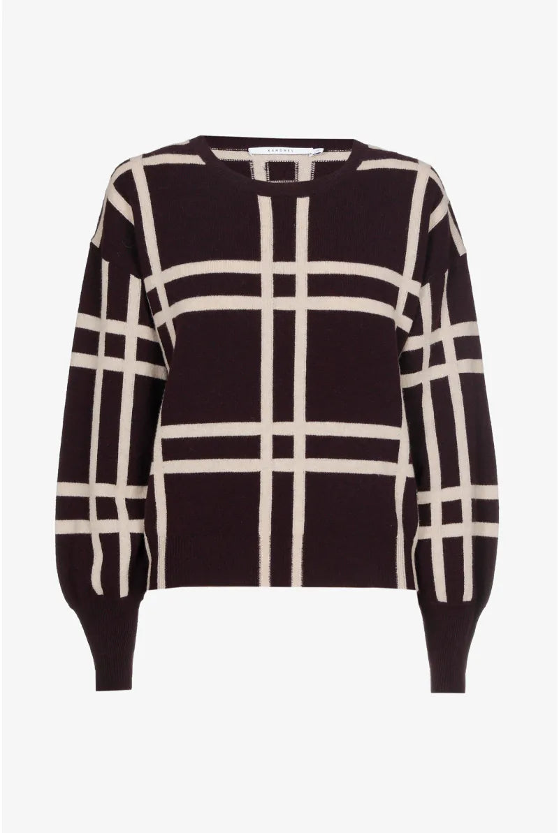 Pull Aubergine Xandres ( Sara/0495 )