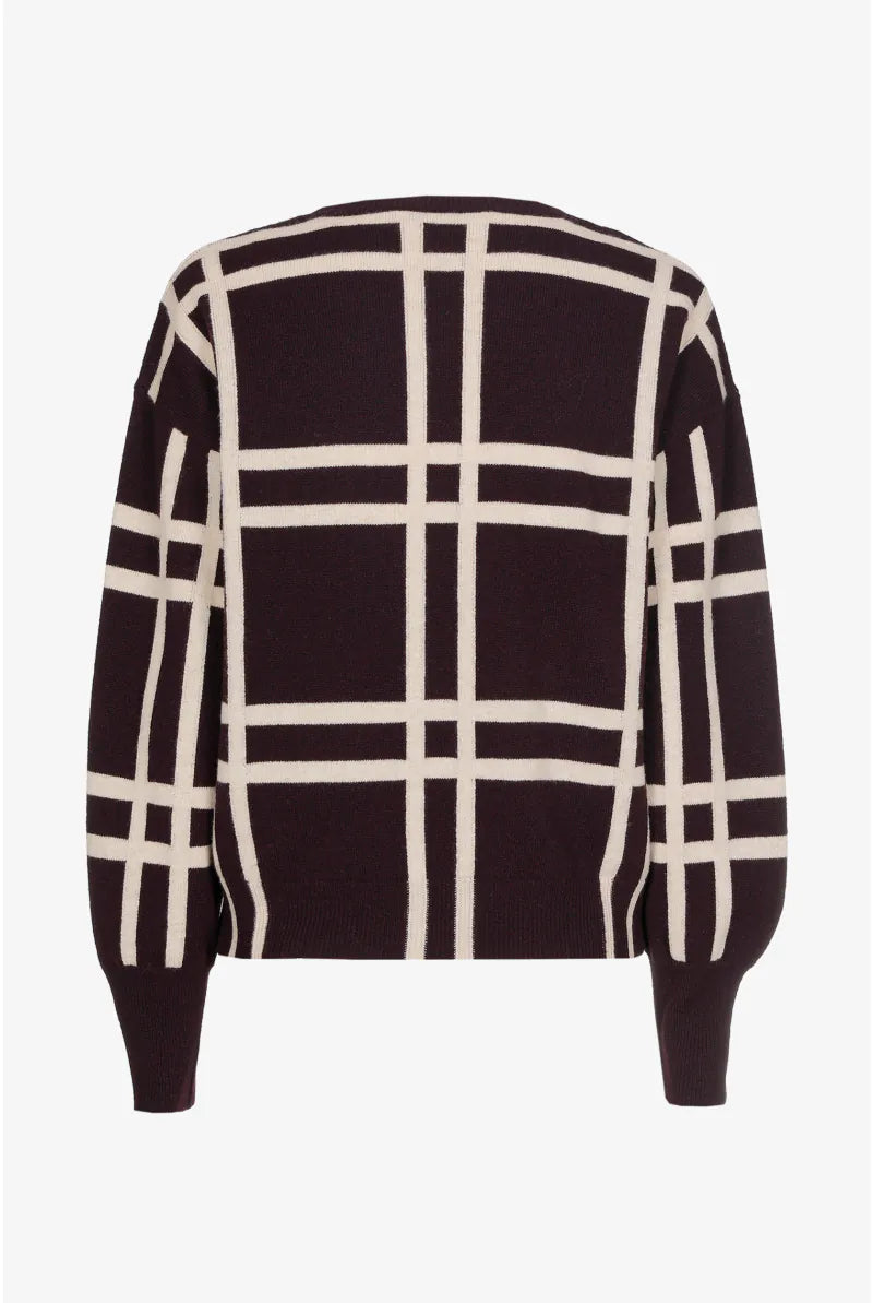 Pull Aubergine Xandres ( Sara/0495 )