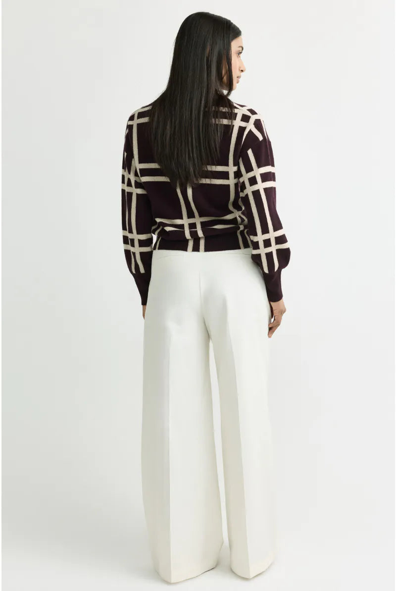 Pull Aubergine Xandres ( Sara/0495 )