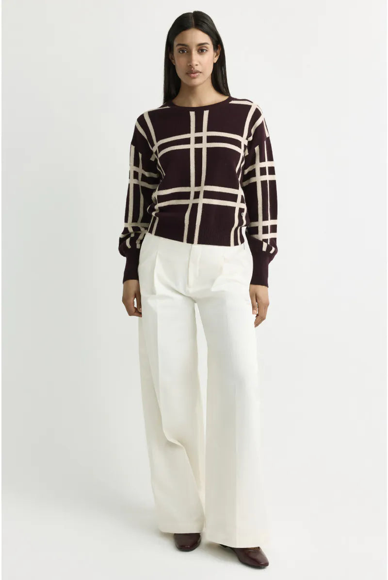 Pull Aubergine Xandres ( Sara/0495 )