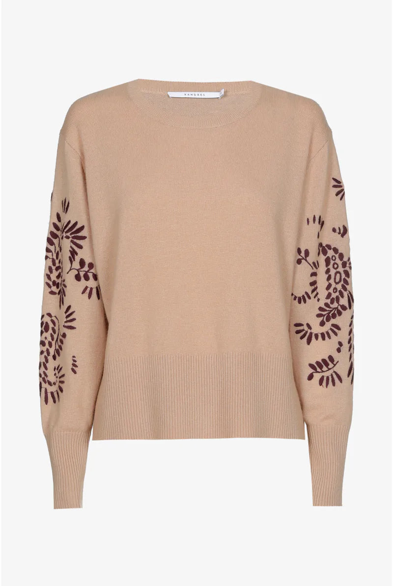 Pull Beige Xandres ( Arnes/0386 )