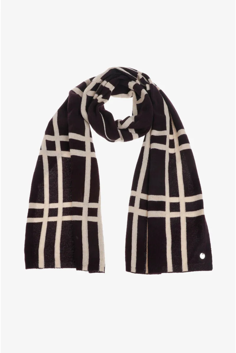Sjaal Aubergine Xandres ( Sylvia/0495 )