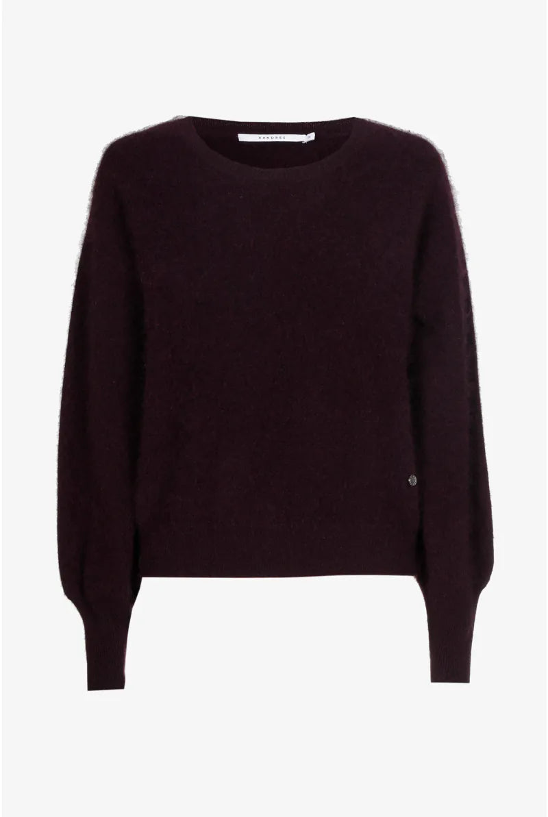 Pull Aubergine Xandres ( Siham/0491 )