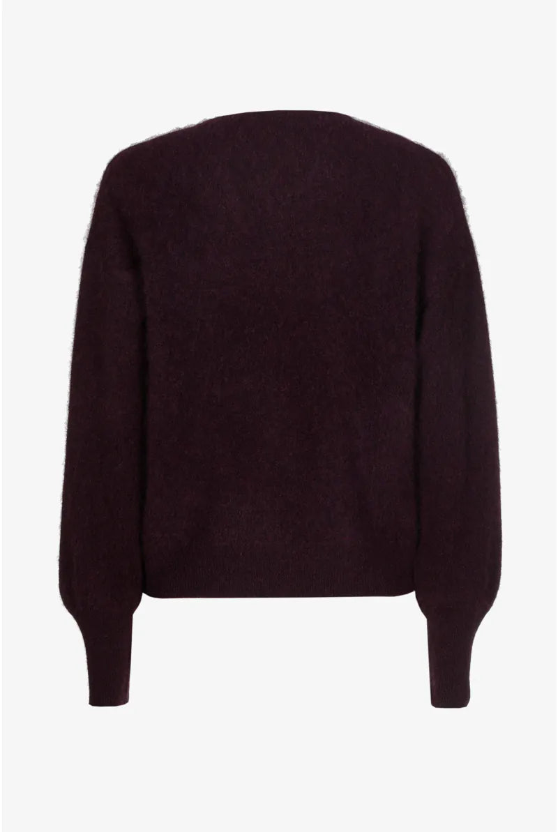Pull Aubergine Xandres ( Siham/0491 )