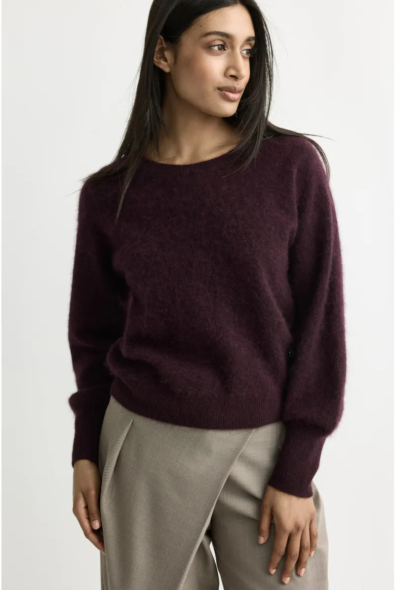 Pull Aubergine Xandres ( Siham/0491 )