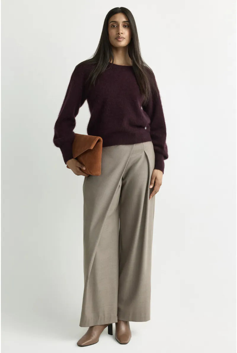 Pull Aubergine Xandres ( Siham/0491 )