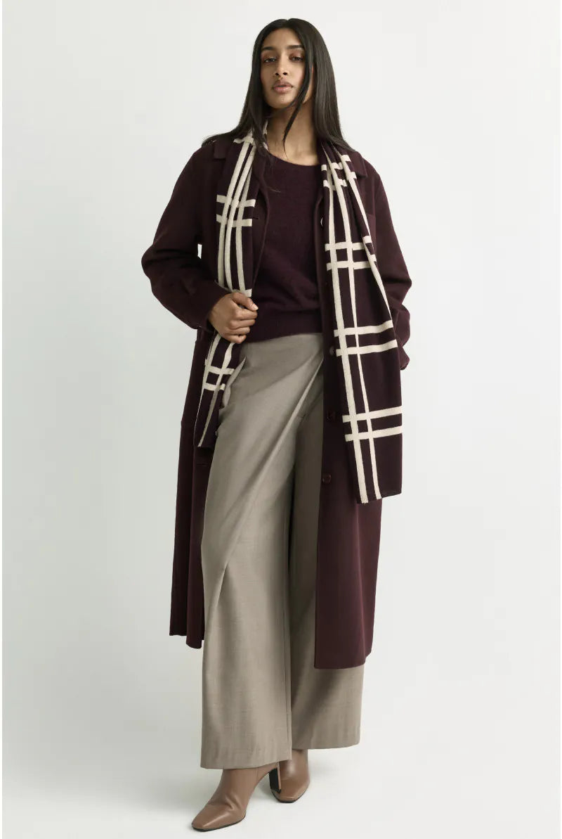 Pull Aubergine Xandres ( Siham/0491 )