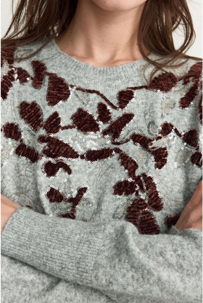 Pull Gris Xandres ( Glancy/0186 )