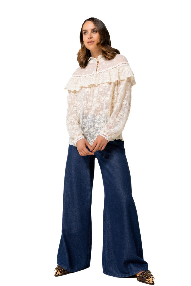 Broek Blauw Caroline Biss ( 4550/24 )